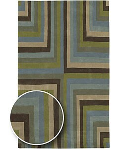 Hand-tufted Rio Wool Rug (8' x 11')