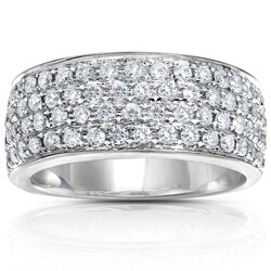 14k Gold 1ct TDW Diamond Pave Band (H-I, I1-I2)
