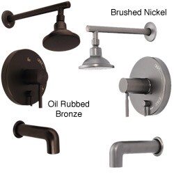 Fontaine Bath Tub Faucet, Valve, Shower Head Set