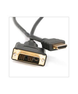 Black 15 ft HDMI-DVI Cable (Set of 5)