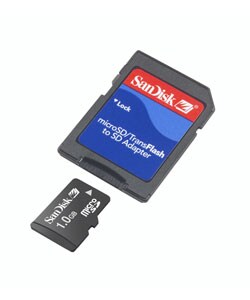 Sandisk 1GB Micro SD Card with SD Adapter