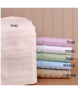 320 Thread Count Sateen Stripe Sheet Set