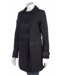 BCBGirls Cotton Eyelet Trench Coat