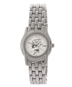 Da Vinci by Lucien Piccard Silvertone Cameo Watch