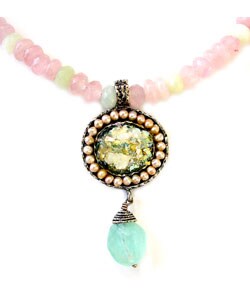 Large Roman Glass Pendant (Israel)