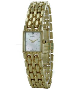 Seiko Women's Mother of Pearl Dial Goldtone Watch