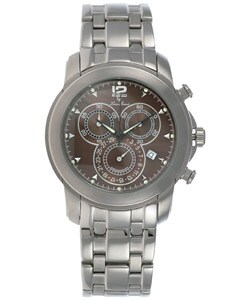 Lucien Piccard Brown Dial Chronograph Watch