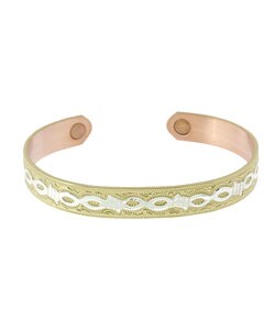Sabona Gold/ Silver Barb Duet Magnetic Bracelet