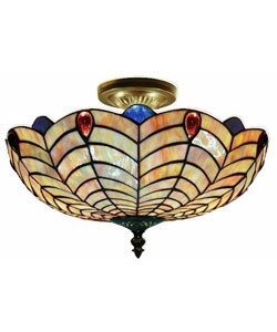 Tiffany-style Shell Hanging Light