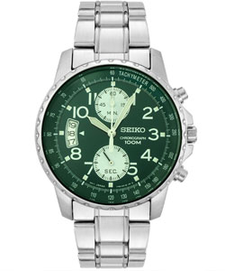 Seiko Chronograph Men's Steel Watch