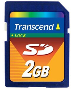 Transcend 2GB Secure Digital Memory Card