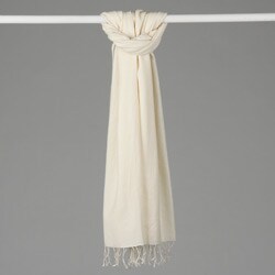 Himalaya Trading Co. Alabaster Pashmina and Silk Shawl