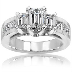 14k Gold 2ct TDW Certified Diamond Engagement Ring (H-I, SI1-SI2)