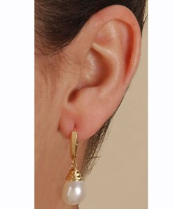 Cultured Freshwater Pearl Leverback Earrings  (Set of 3)