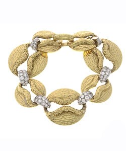 18k Yellow Gold and 4.0ct Diamond Bracelet