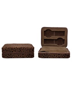 Leopard Pattern 4-slot Watch Box