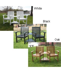 Bar Harbor Double Conversation Chair & Table