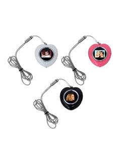 Heart Shape Digital Picture Frame Necklace