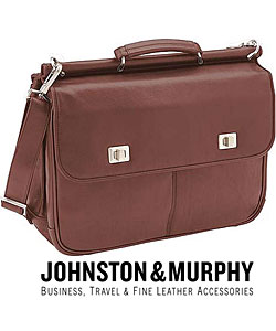 Johnston & Murphy Dowel Computer Briefcase