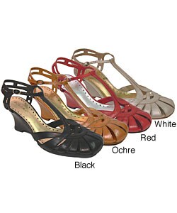 BCBGirls Heeled Wedge Fashion Sandals