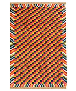 Hand-knotted Tibetan Wangden Infinity Rug (2'6 x 5')