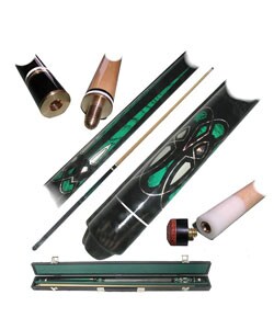 Emerald Green/ Pearl Designer Pool Stick (Case of 4)