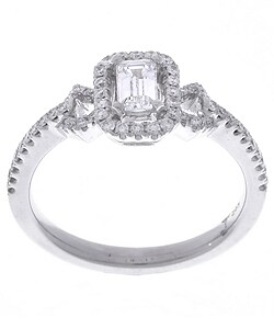 14k White Gold 3/4ct TDW Diamond Bridal Ring (G-H,  I1)