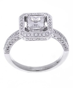 14k White Gold 1ct TDW Diamond Engagement Ring (G-H, SI-I)