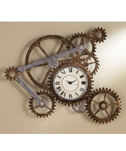 Clock and Gears Wall Art