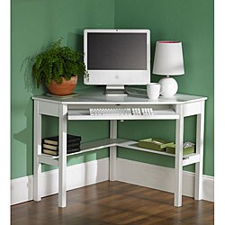 White Birch Corner Desk