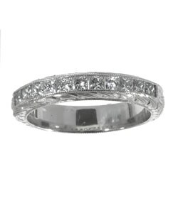 Tacori Platinum 3/5ct TDW Diamond Band (G, VS)