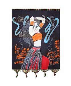 Handmade Chinese Dancing Tapestry (China)