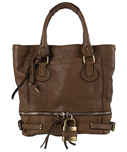 Chloe Brown Leather Paddington Tote Bag