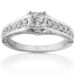 14k White Gold 1ct TDW Diamond Wedding Ring (H-I, I1)