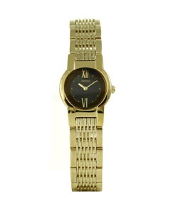 Seiko Women's Brown Dial Goldtone Watch