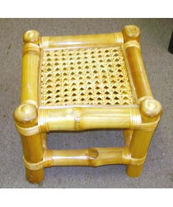 Tribal Bamboo Patio Table (Ghana)
