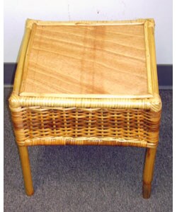 Tribal Bamboo Wicker Patio Table (Ghana)