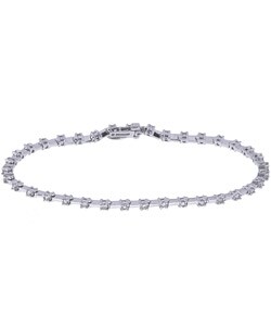14k White Gold 1-1/4ct Diamond Tennis Bracelet (I-J, I1-2)