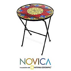 Stained Glass Morning Sunflower Table (Mexico)