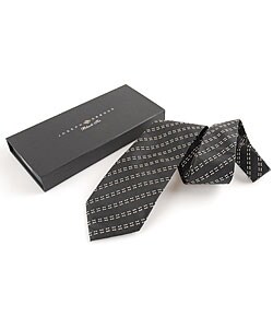 Joseph Abboud Black Tie Silk Formal Neck Tie