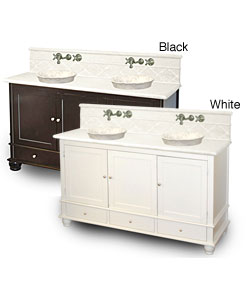 Innovations 62-inch Satin Nickel Trim Double Vanity