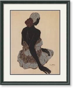 Rosalind McGary Red Rose I Framed Art Print