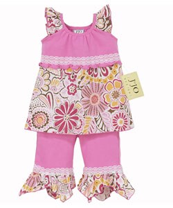 JoJo Designs 2-piece Pink Hankie Outfit