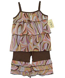 JoJo Designs Baby Girl's Two-piece Rumba Capri Outfit