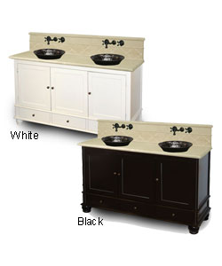 Innovations 62-inch Double Metal Bowl Vanity