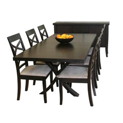 Colombo Espresso Dining Table Set