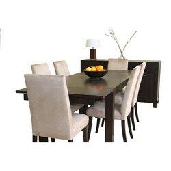 Tessa 8-piece Dining Set with Hutch and Extension Table