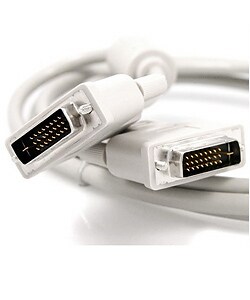 Grey DVI-D Digital Dual Link 10-foot M/M DVI Cable