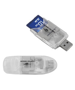 SD/ MMC 2-in-1 USB Memory Card Reader/ Writer