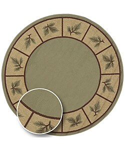 Cafe Series Indoor/ Outdoor Rug (8'9 Round)